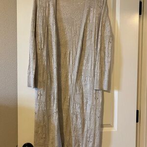 Lucky Brand Light Tan Knit Cardigan